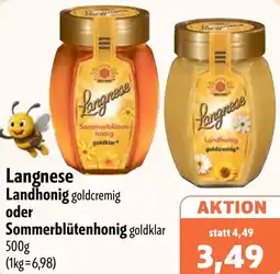 Aktiv Irma Langnese Landhonig oder Sommerblütenhonig Angebot