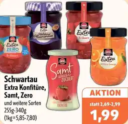 Aktiv Irma Schwartau Extra Konfitüre, Samt, Zero Angebot