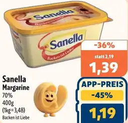 Aktiv Irma Sanella Margarine Angebot