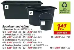 toom Baumarkt Baueimer und -kübel Angebot