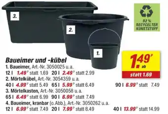 toom Baumarkt Baueimer und -kübel Angebot