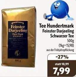 Aktiv Irma Tee Hundertmark Feinster Darjeeling Schwarzer Tee Angebot