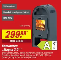 toom Baumarkt Kaminofen ,,Magna 3.0" Angebot