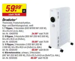 toom Baumarkt Ölradiator Angebot