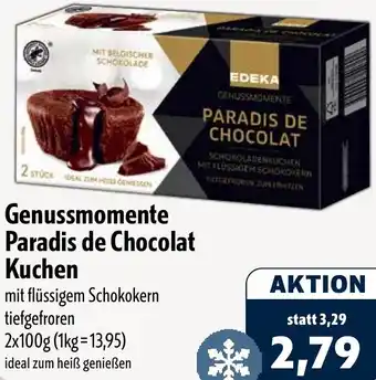 Aktiv Irma Edeka Genussmomente Paradis de Chocolat Kuchen Angebot
