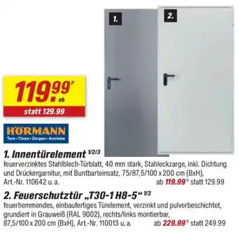 toom Baumarkt HORMANN 1.Innentürelement Angebot