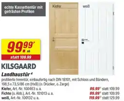 toom Baumarkt KILSGAARD Landhaustür Angebot
