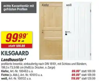 toom Baumarkt KILSGAARD Landhaustür Angebot