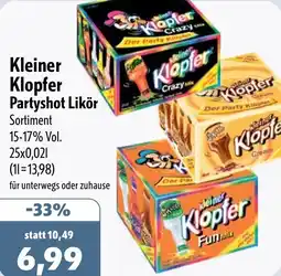 Aktiv Irma Kleiner Klopfer Partyshot Likör Angebot