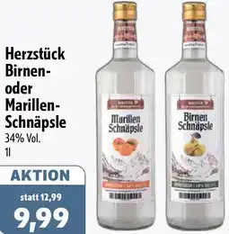 Aktiv Irma Herzstück Birnen oder Marillen Schnäpsle Angebot