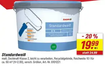 toom Baumarkt Standardweiß Angebot