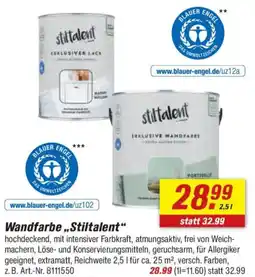 toom Baumarkt Wandfarbe,,Stiltalent" Angebot