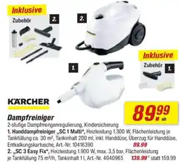 toom Baumarkt KÄRCHER Dampfreiniger Angebot