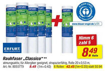 toom Baumarkt ERFURT Rauhfaser ,,Classico" Angebot