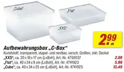 toom Baumarkt Aufbewahrungsbox,,C-Box" Angebot
