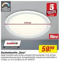toom Baumarkt Deckenleuchte „Dana" Angebot