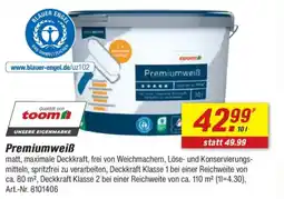toom Baumarkt Premiumweiß Angebot