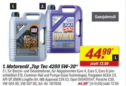 toom Baumarkt LIQUI MOLY 1. Motorenöl,,Top Tec 4200 5W-30" Angebot