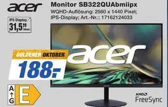 Expert Technomarkt acer Monitor SB322QUAbmiipx Angebot