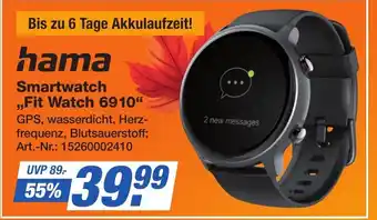 Expert Technomarkt hama Smartwatch ,,Fit Watch 6910" Angebot