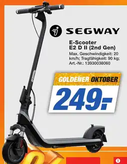 Expert Technomarkt SEGWAY E-Scooter E2 D II (2nd Gen) Angebot