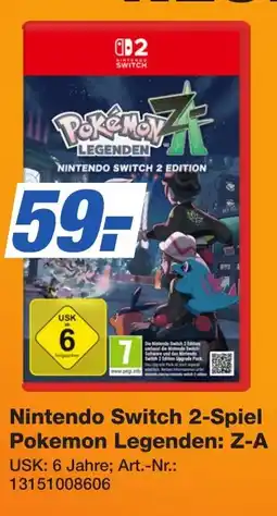 Expert Technomarkt Nintendo Switch 2-Spiel Pokemon Legenden: Z-A Angebot