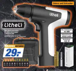 Expert Technomarkt Litheli Mini-Bohrmaschine U4 Mini-Schrauber 3,6V/2x2.0Ah Angebot
