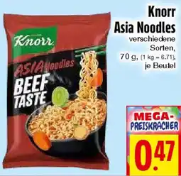 EDEKA Hahner Knorr Asia Noodles Angebot