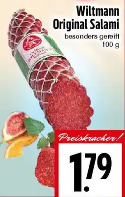 EDEKA Hahner Wiltmann Original Salami Angebot