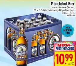EDEKA Hahner Mönchshof Bier Angebot