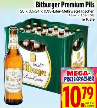 EDEKA Hahner Bitburger Premium Pils Angebot