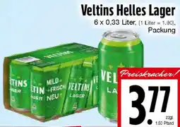 EDEKA Hahner Veltins Helles Lager Angebot
