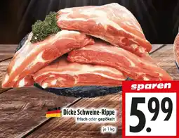EDEKA Hahner Dicke Schweine-Rippe Angebot