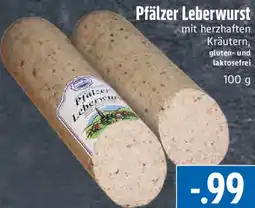 EDEKA Hahner Pfälzer Leberwurst Angebot