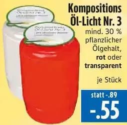 EDEKA Hahner Kompositions Öl-Licht Nr. 3 Angebot