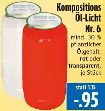 EDEKA Hahner Kompositions Öl-Licht Nr. 6 Angebot