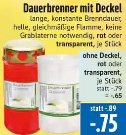 EDEKA Hahner Dauerbrenner mit Deckel Angebot