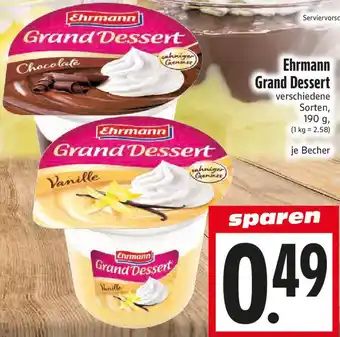 EDEKA Hahner Ehrmann Grand Dessert Angebot