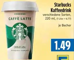 EDEKA Hahner Starbucks Kaffeedrink Angebot