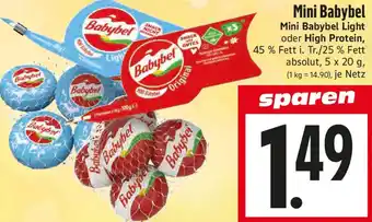 EDEKA Hahner Mini Babybel Mini Babybel Light oder High Protein Angebot