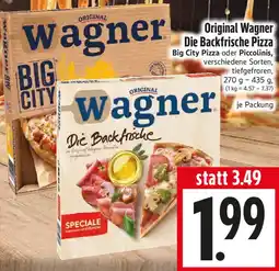 EDEKA Hahner Original Wagner Die Backfrische Pizza Angebot