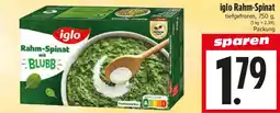 EDEKA Hahner iglo Rahm-Spinat Angebot