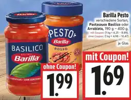 EDEKA Hahner Barilla Pesto Angebot