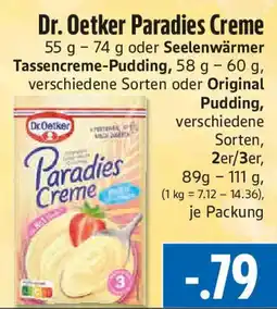 EDEKA Hahner Dr. Oetker Paradies Creme Angebot