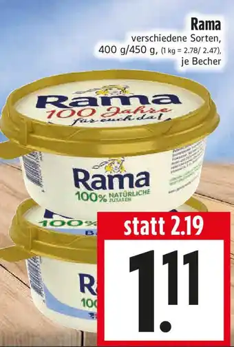EDEKA Hahner Rama Angebot