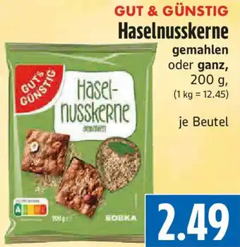 EDEKA Hahner GUT & GÜNSTIG Haselnusskerne Angebot
