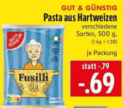 EDEKA Hahner GUT & GÜNSTIG Pasta aus Hartweizen Angebot