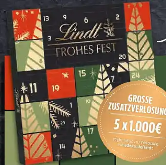 EDEKA Hahner Lindt Gutschein Adventskalender Angebot
