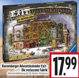 EDEKA Hahner Ravensburger Adventskalender Exit- Die verlassene Fabrik Angebot