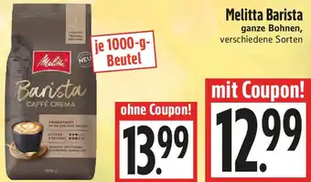 EDEKA Hahner Melitta Barista Angebot
